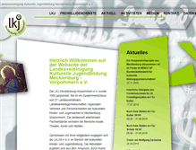 Tablet Screenshot of lkj-mv.de